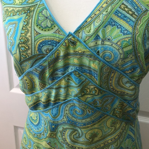 Silk Dress Paisley. - Picture 7 of 7